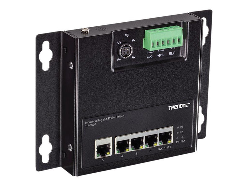 TRENDnet TI-PG50F - Industrial - switch - 5 ports - unmanaged
