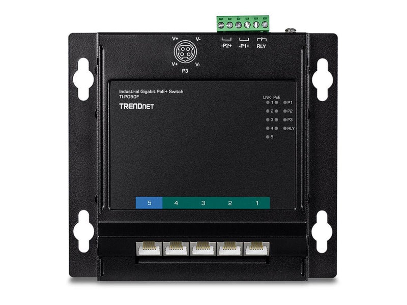TRENDnet TI-PG50F - Industrial - switch - 5 ports - unmanaged