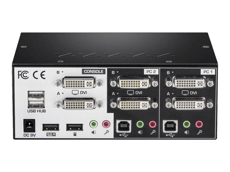 TRENDnet TK-232DV - KVM / audio / USB switch - 2 ports
