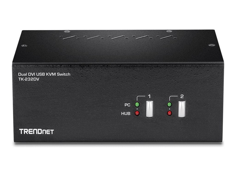 TRENDnet TK-232DV - KVM / audio / USB switch - 2 ports