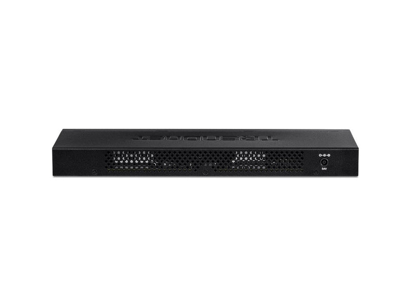 TRENDnet TPE-TG160H 16-Port Gigabit PoE+ (123W) Switch