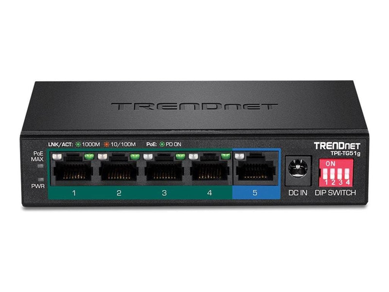 TRENDnet TPE-TG51g - switch - 5 ports - unmanaged