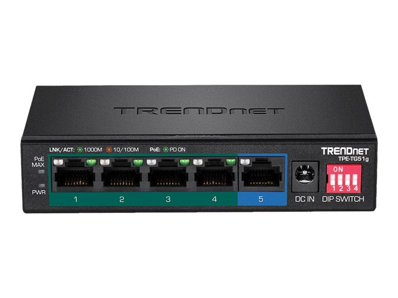 TRENDnet TPE-TG51g - switch - 5 ports - unmanaged