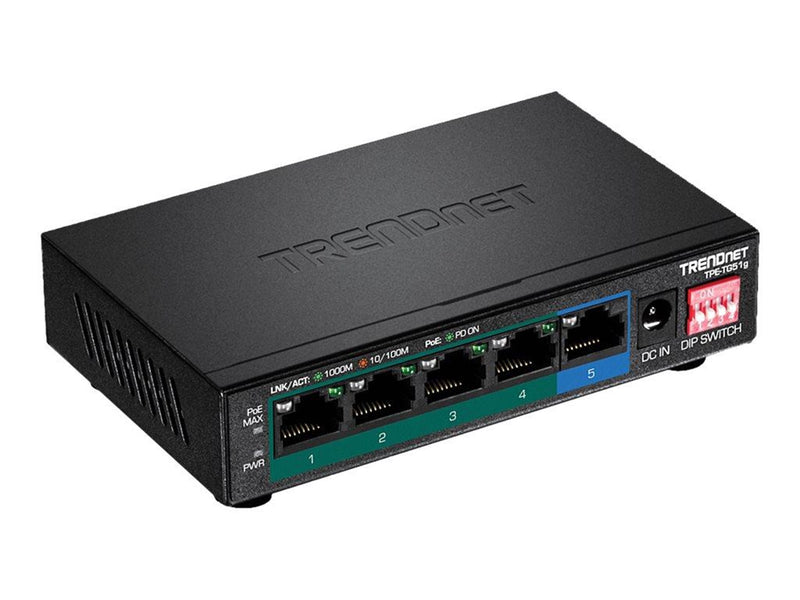 TRENDnet TPE-TG51g - switch - 5 ports - unmanaged