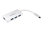TRENDnet TUC-H4E - hub - 4 ports USB-Hubs - 4 - Weiß