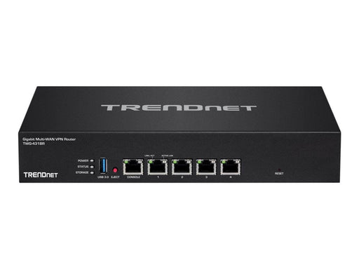 TRENDnet TWG-431BR - router - rack-mountable - Router