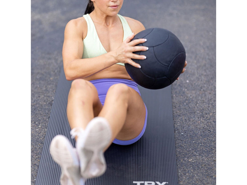 TRX HexGrip 25 cm 6 kg Medicine ball Black