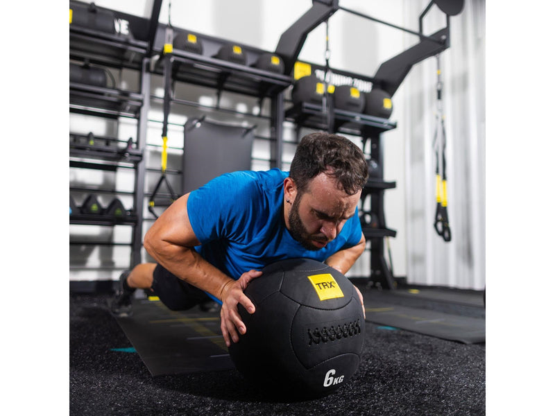 TRX HexGrip 35 cm 8 kg Medicine ball Black