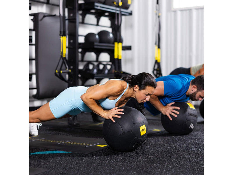 TRX HexGrip 35 cm 8 kg Medicine ball Black