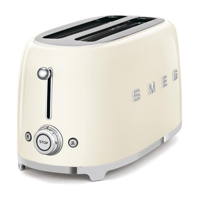SMEG Toaster 2-Schlitz lang 50's Style TSF02CREU, creme