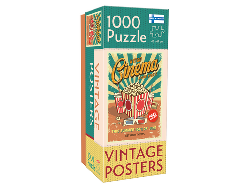 Tactic 1000 pcs: Vintage: Retro Cinema