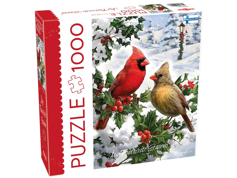 Tactic 1000 pcs puzzle: Birds on Branch
