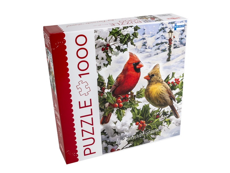Tactic 1000 pcs puzzle: Birds on Branch