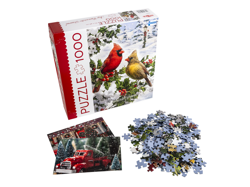 Tactic 1000 pcs puzzle: Birds on Branch