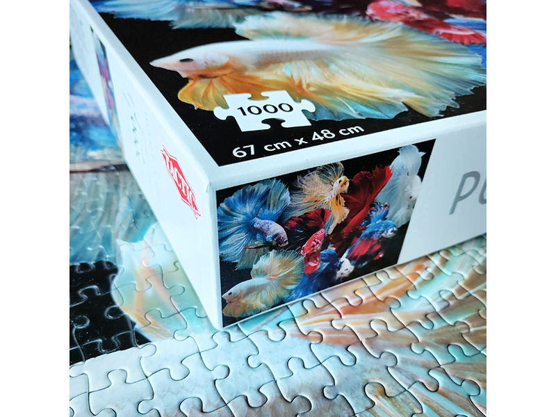 Tactic 1000 pcs puzzle: Fighting Fish