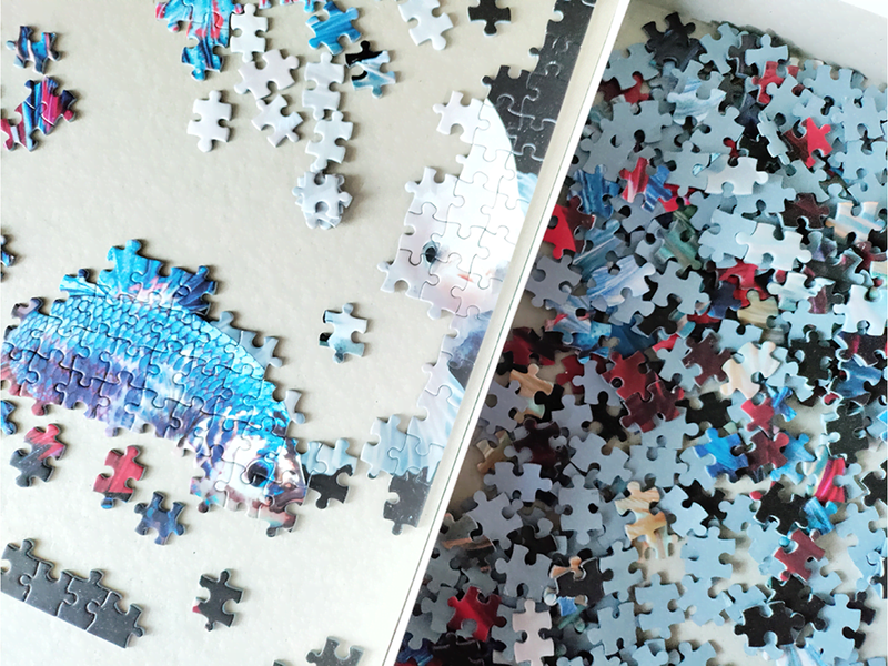 Tactic 1000 pcs puzzle: Fighting Fish