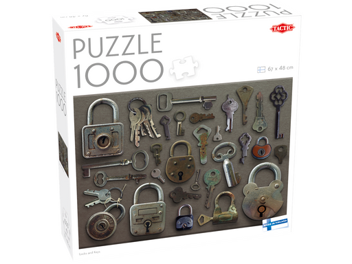 Tactic 1000 pcs puzzle: Locks and Keys