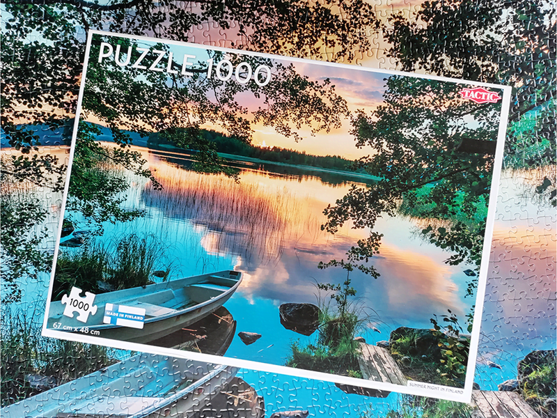 Tactic 1000 pcs puzzle: Summer Night in Finland
