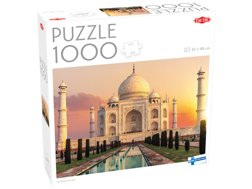 Tactic 1000 pcs puzzle: Taj Mahal at Sunset