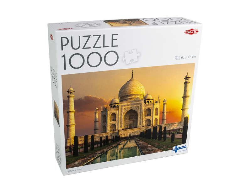 Tactic 1000 pcs puzzle: Taj Mahal at Sunset