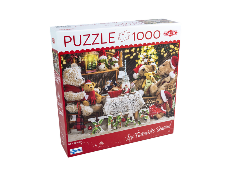 Tactic 1000 pcs puzzle: Teddy Bear Family