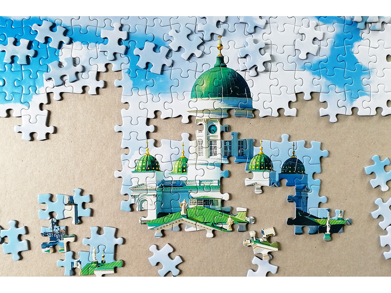 Tactic 1000 pcs puzzle: View of Helsinki