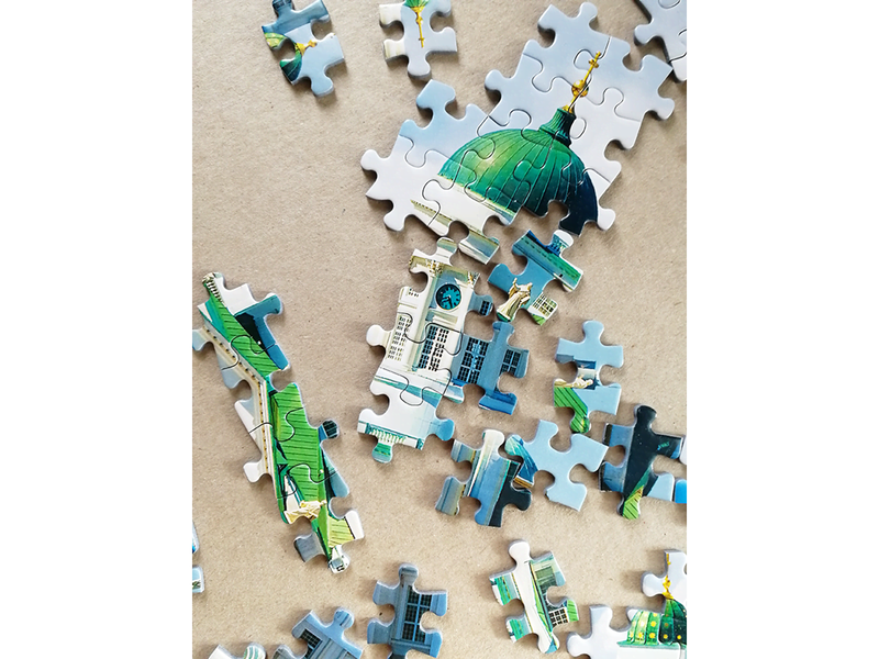 Tactic 1000 pcs puzzle: View of Helsinki