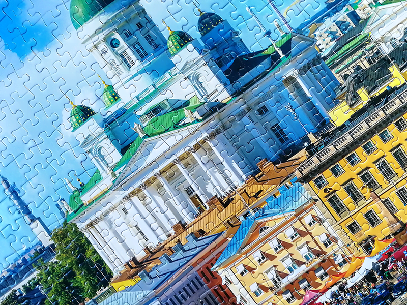 Tactic 1000 pcs puzzle: View of Helsinki