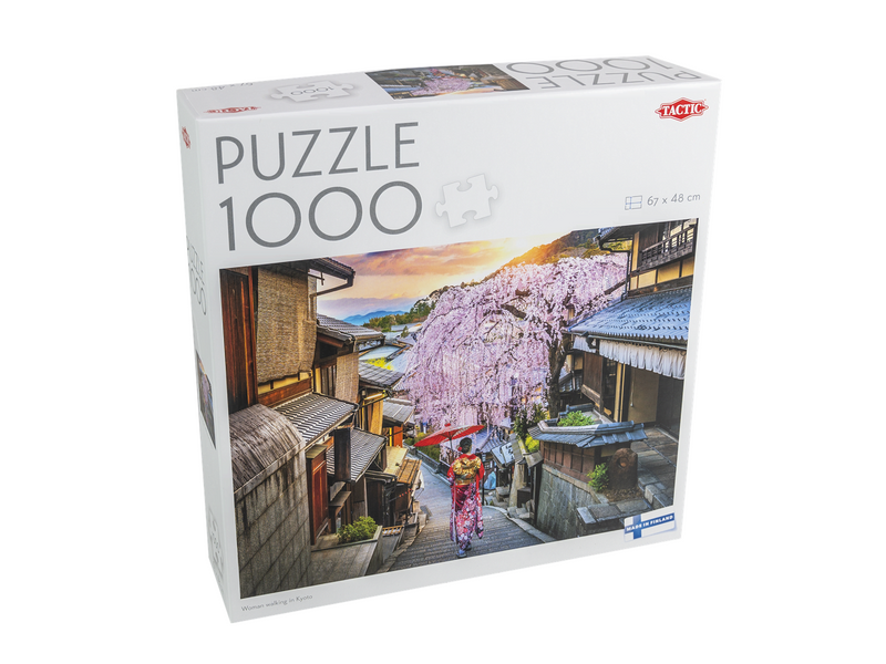 Tactic 1000 pcs puzzle: Woman walking in Kyoto