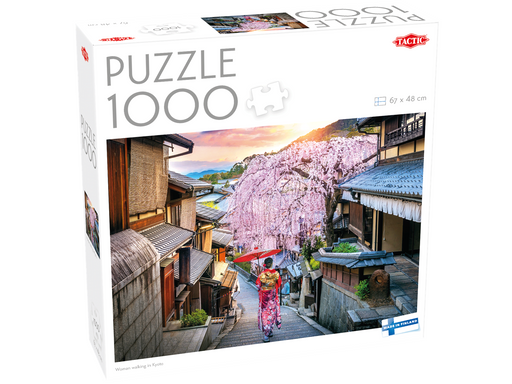 Tactic 1000 pcs puzzle: Woman walking in Kyoto