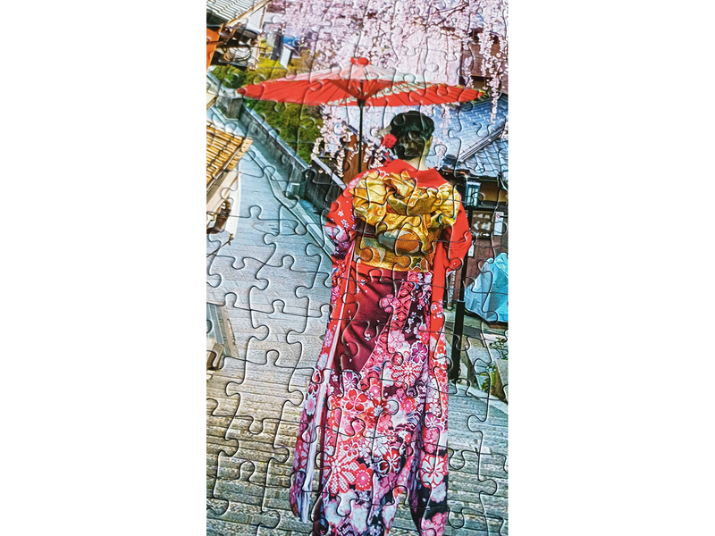 Tactic 1000 pcs puzzle: Woman walking in Kyoto