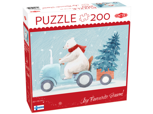 Tactic 200 pcs puzzle: Christmas tree hunt