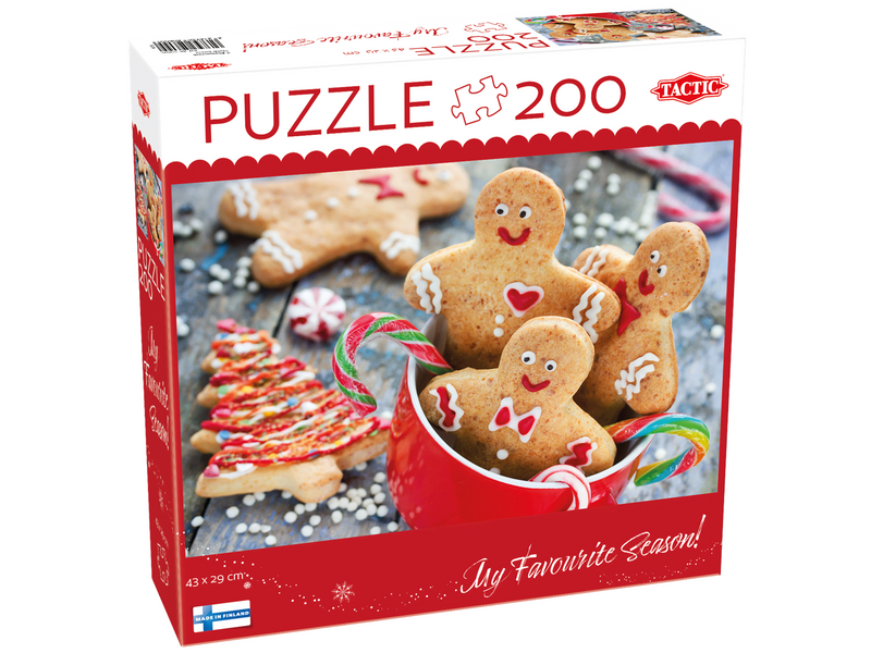 Tactic 200 pcs puzzle: Gingerbread Cuties