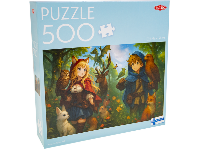 Tactic 500 pcs puzzle: Along the Sylvan Path