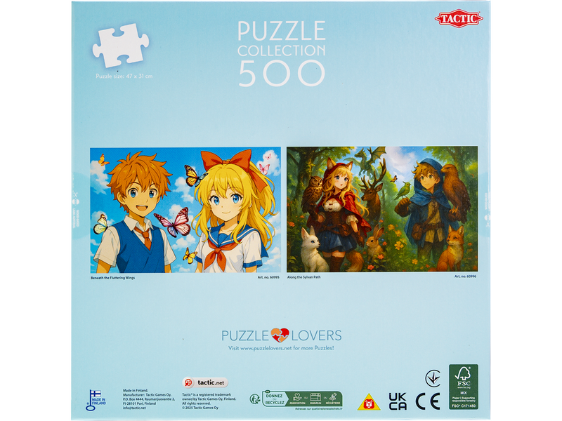 Tactic 500 pcs puzzle: Along the Sylvan Path