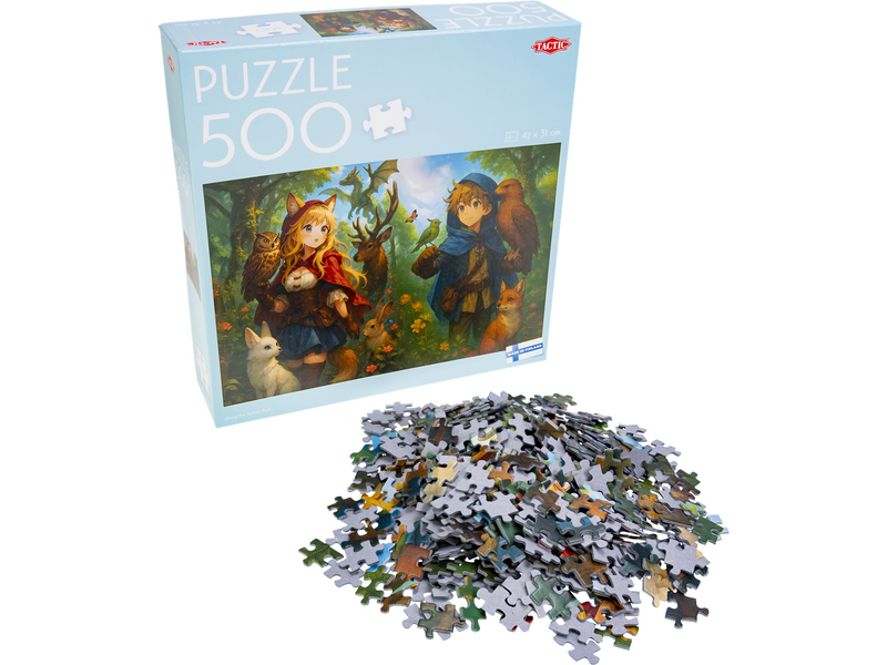 Tactic 500 pcs puzzle: Along the Sylvan Path