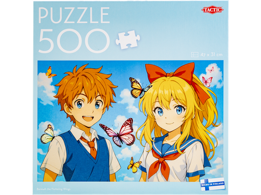 Tactic 500 pcs puzzle: Beneath the Fluttering Wings