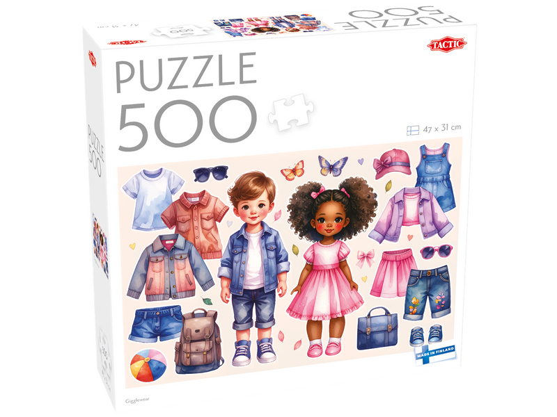 Tactic 500 pcs puzzle: Gigglewear