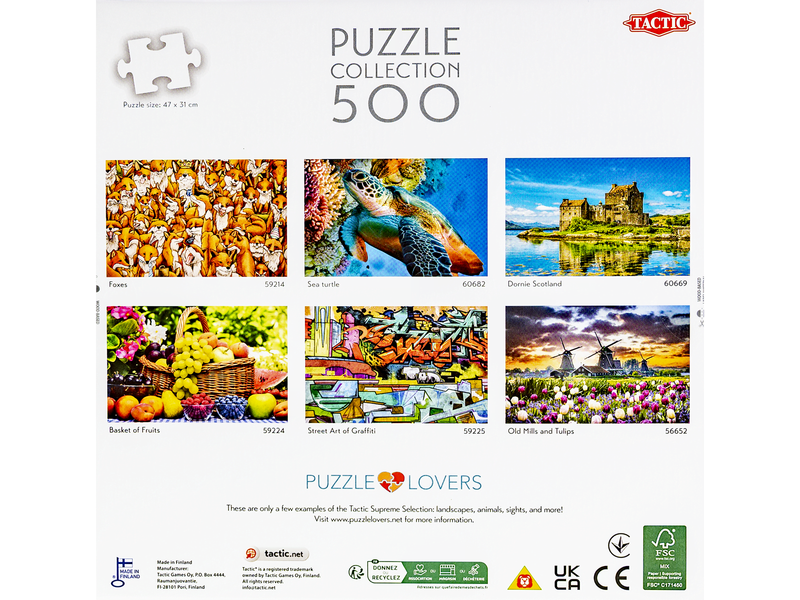Tactic 500 pcs puzzle: Gigglewear