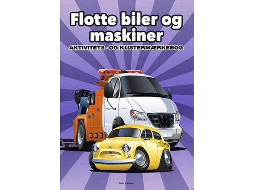 Tactic Flotte biler og maskiner aktivitets- og klistermærkebog