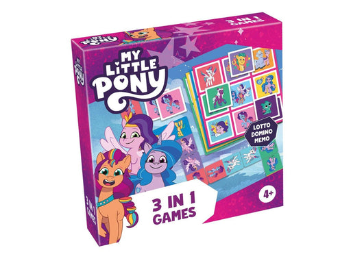 Tactic My Little Pony 3 in 1 Lotto Domino Memo