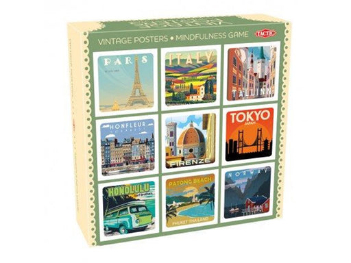 Tactic Vintage Posters Mindfulness Game