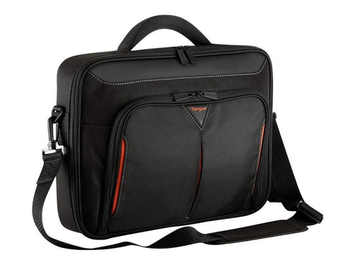Targus CN418EU Classic+ 17-18" Clamshell Laptop Bag - Black/Red