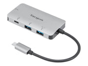 Targus USB-C MP H w 2xUSB A 2xUSB-C  USB-Hubs - 4 - Grau