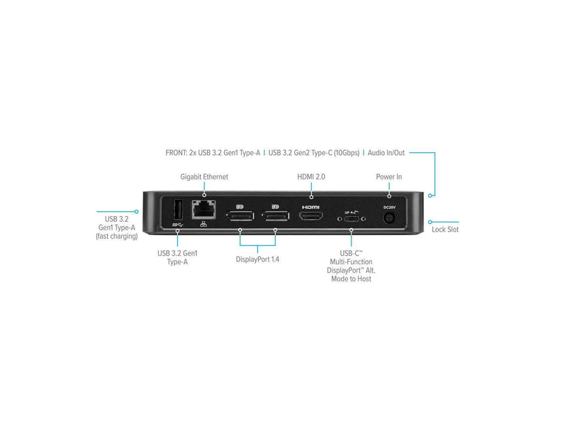 Targus USB-C Multi-Function DisplayPort Alt. Mode Docking Station with 85W Power