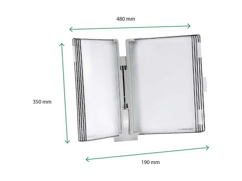Tarifold t-office display panel system - for A4 - grey