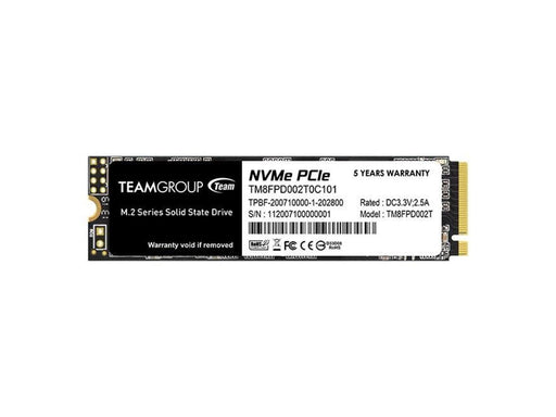 Team Group MP33 Pro SSD - 2TB - PCIe 3.0 - M.2 2280