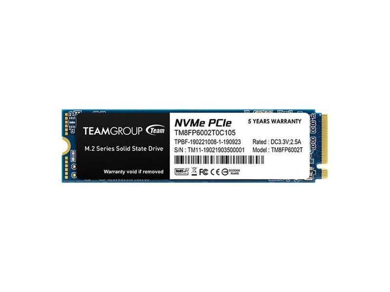 Team Group MP33 SSD - 2TB - M.2 2280 (80mm) PCIe 3.0