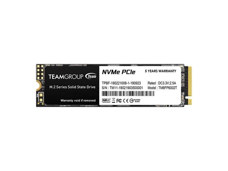 Team Group MP33 SSD - 512GB - M.2 2280 (80mm) PCIe 3.0