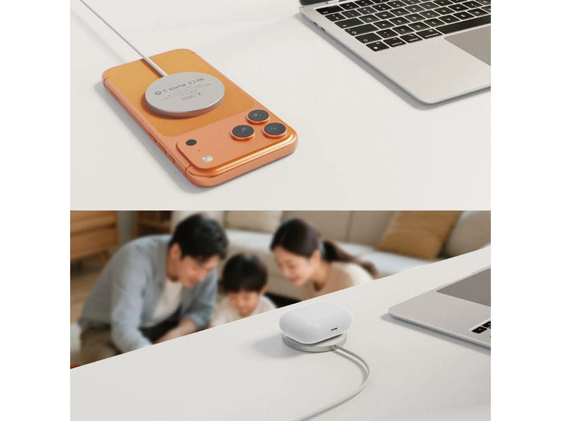 Tech-Protect A50 MagSafe 25W QI2.2 Wireless Charger - White